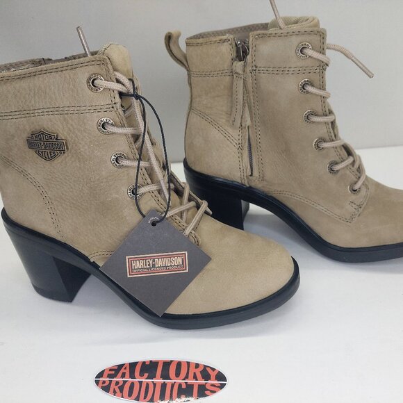 GENUINE HARLEY DAVIDSON Women's Corby Brown 4.5Inch Fashion Boots D15001 - Picture 2 of 5